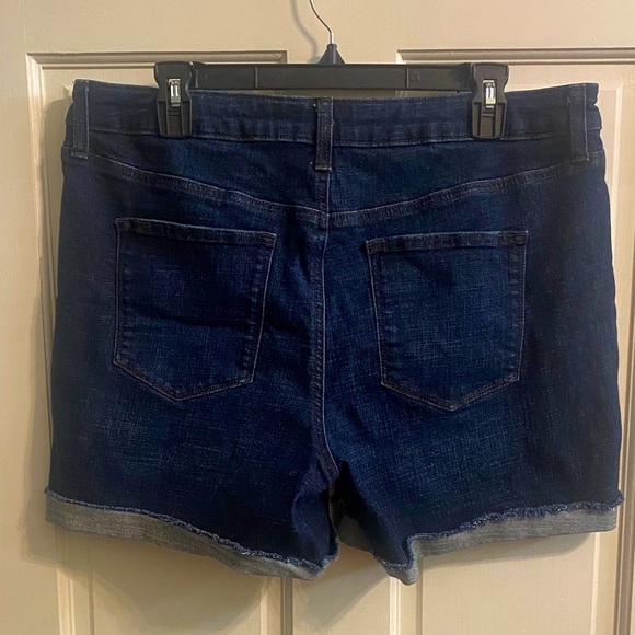 Sonoma Classic Dark Blue Jean Shorts for Women - Picture 2 of 3